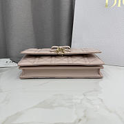 Kitlife Dior My Dior Mini Bag Light Pink Cannage Leather 21x11.5x4.5cm - 2