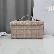 Kitlife Dior My Dior Mini Bag Light Pink Cannage Leather 21x11.5x4.5cm - 3