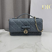 Kitlife Dior My Dior Mini Bag Blue Cannage Leather 21x11.5x4.5cm  - 1