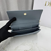 Kitlife Dior My Dior Mini Bag Blue Cannage Leather 21x11.5x4.5cm  - 4