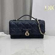 Kitlife Dior My Dior Mini Bag Dark Blue Cannage Leather 21x11.5x4.5cm  - 1