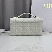 Kitlife Dior My Dior Mini Bag White Cannage Leather 21x11.5x4.5cm  - 5