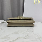 Kitlife Dior My Dior Mini Bag Olive Beige Cannage Leather 21x11.5x4.5cm  - 5