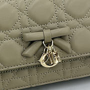 Kitlife Dior My Dior Mini Bag Olive Beige Cannage Leather 21x11.5x4.5cm  - 2