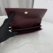 Kitlife Dior My Dior Mini Bag Burgundy Cannage Leather 21x11.5x4.5cm - 5