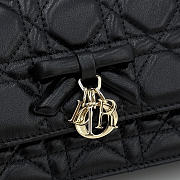 Kitlife Dior My Dior Mini Bag Black Cannage Leather 21x11.5x4.5cm  - 5