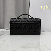 Kitlife Dior My Dior Mini Bag Black Cannage Leather 21x11.5x4.5cm  - 2