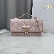 Kitlife Dior My Dior Mini Bag Pink Cannage Leather 21x11.5x4.5cm  - 1