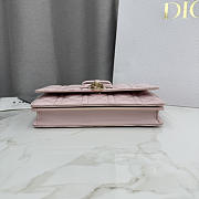 Kitlife Dior My Dior Mini Bag Pink Cannage Leather 21x11.5x4.5cm  - 6