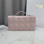Kitlife Dior My Dior Mini Bag Pink Cannage Leather 21x11.5x4.5cm  - 4