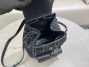 Kitlife Dior Caro Backpack Black Tweed with White Cannage Motif 23×26.7×12.5cm - 6