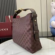 Kitlife Gucci Beatrix Medium Tote Bag Dark Brown Original GG Canvas 850926 35x27.5x11cm  - 5