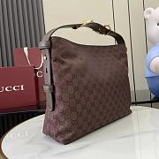 Kitlife Gucci Beatrix Medium Tote Bag Dark Brown Original GG Canvas 850926 35x27.5x11cm  - 4