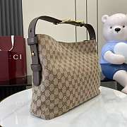 Kitlife Gucci Beatrix Medium Tote Bag Beige & Brown Canvas 850926 35x27.5x11cm  - 3