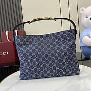 Kitlife Gucci Beatrix Medium Tote Bag Blue Denim 850926 35x27.5x11cm  - 1