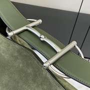 Kitlife Gucci Beatrix Medium Tote Bag Dark Green Suede 850926 35x27.5x11cm - 6