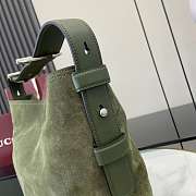 Kitlife Gucci Beatrix Medium Tote Bag Dark Green Suede 850926 35x27.5x11cm - 4