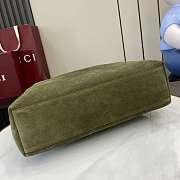 Kitlife Gucci Beatrix Medium Tote Bag Dark Green Suede 850926 35x27.5x11cm - 3