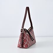 Kitlife Gucci GG Emblem Small Shoulder Bag Rosso Ancora Red 847450 22×14×8cm  - 6