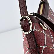 Kitlife Gucci GG Emblem Small Shoulder Bag Rosso Ancora Red 847450 22×14×8cm  - 5