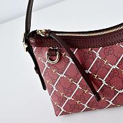 Kitlife Gucci GG Emblem Small Shoulder Bag Rosso Ancora Red 847450 22×14×8cm  - 3