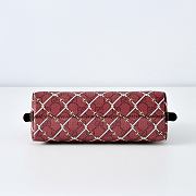 Kitlife Gucci GG Emblem Small Shoulder Bag Rosso Ancora Red 847450 22×14×8cm  - 2