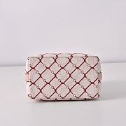 Kitlife Gucci GG Emblem Small Bucket Bag Pink & Rosso Ancora Red 815118 19×18×11cm  - 4