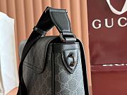 Kitlife Gucci GG Emblem Medium Crossbody Bag Black 821154 29×23×7.5cm - 6