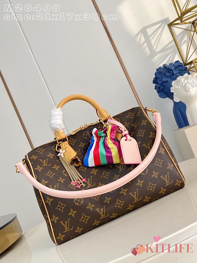 Kitlife Louis Vuitton Speedy Soft 30 Brown Monogram M26498 30x21x17cm - 1