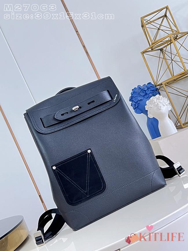 Kitlife Louis Vuitton Steamer Backpack Black M27063 31x39x15.5cm - 1