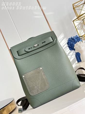 Kitlife Louis Vuitton Steamer Backpack Khaki Green M26852 31x39x15.5cm 