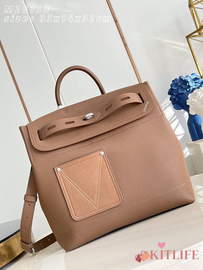 Kitlife Louis Vuitton Steamer Backpack Brown M26758 31x39x15.5cm  - 1