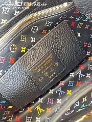 Kitlife Louis Vuitton x TM Capucines BB Bag Black with Tricolor Charm M48865 27x9x17cm - 3