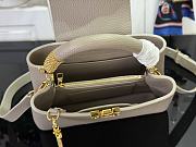 Kitlife Louis Vuitton Fireworks Capucines BB Bag Beige M26328 27x18x9cm  - 5