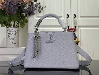 Kitlife Louis Vuitton Fireworks Capucines BB Bag Blue M26328 27x18x9cm 