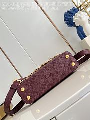 Kitlife Louis Vuitton Capucines East West BB Bag Burgundy M48865 26.5x14x8cm  - 3