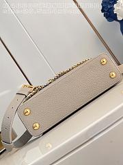 Kitlife Louis Vuitton Capucines East West BB Bag Beige M48865 26.5x14x8cm  - 6