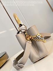 Kitlife Louis Vuitton Capucines East West BB Bag Beige M48865 26.5x14x8cm  - 4