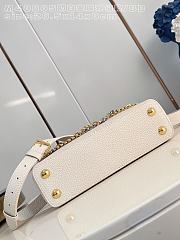 Kitlife Louis Vuitton Capucines Mini Bag White M14177 21x13x8cm  - 6