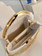 Kitlife Louis Vuitton Capucines Mini Bag White M14177 21x13x8cm  - 2