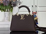 Kitlife Louis Vuitton Sac Capucines BB Bag Dark Brown M14201 27x17.3x9cm  - 1