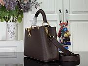 Kitlife Louis Vuitton Sac Capucines BB Bag Dark Brown M14201 27x17.3x9cm  - 4