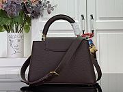 Kitlife Louis Vuitton Sac Capucines BB Bag Dark Brown M14201 27x17.3x9cm  - 3
