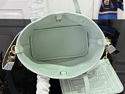 Kitlife Louis Vuitton Neverfull Inside Out BB Light Green M28318 26.5x16.5x11cm  - 5