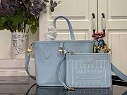 Kitlife Louis Vuitton Neverfull Inside Out BB Sky Blue M28318 26.5x16.5x11cm  - 6