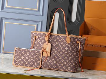 Kitlife Louis Vuitton Neverfull MM Bag Brown M27521 31x28x14cm