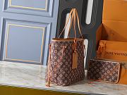 Kitlife Louis Vuitton Neverfull MM Bag Brown M27521 31x28x14cm - 5