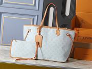 Kitlife Louis Vuitton Neverfull MM Bag Light Blue M27521 31x28x14cm  - 1
