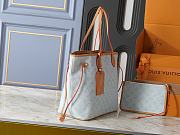 Kitlife Louis Vuitton Neverfull MM Bag Light Blue M27521 31x28x14cm  - 4