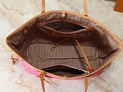 Kitlife Louis Vuitton Neverfull MM Bag Pink M27521 31x28x14cm   - 2